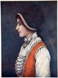 Costume indossato nel distretto di Bergen, 1905 da Nico Jungman